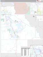 Highlands County, FL Wall Map Zip Code