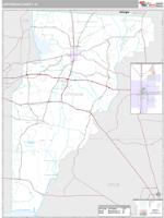Jefferson County, FL Wall Map Zip Code