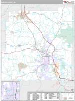 Bartow County, GA Wall Map Zip Code