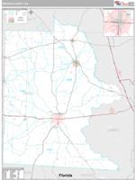 Brooks County, GA Wall Map Zip Code