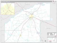 Jeff Davis County, GA Wall Map Zip Code