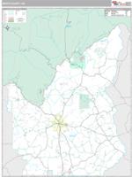 White County, GA Wall Map Zip Code
