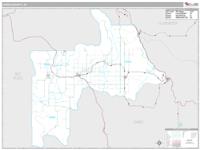 Lewis County, ID Wall Map Zip Code