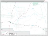 Lincoln County, ID Wall Map Zip Code