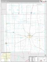 Edgar County, IL Wall Map