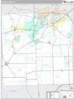 Kendall County, IL Wall Map Zip Code
