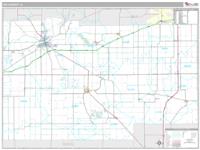 Lee County, IL Wall Map Zip Code