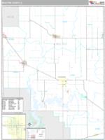 Moultrie County, IL Wall Map Zip Code