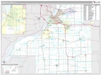 Tazewell County, IL Wall Map Zip Code
