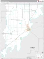 Wabash County, IL Wall Map Zip Code