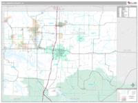 Williamson County, IL Wall Map Zip Code