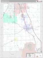 Johnson County, IN Wall Map Zip Code