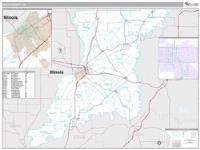 Knox County, IN Wall Map Zip Code