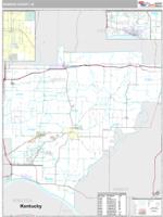 Warrick County, IN Wall Map