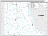 Clayton County, IA Wall Map Zip Code