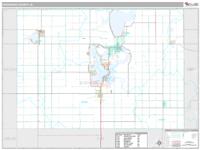 Dickinson County, IA Wall Map Zip Code