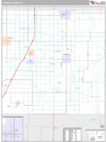 Franklin County, IA Wall Map Zip Code