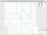 Guthrie County, IA Wall Map Zip Code