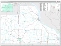 Jackson County, IA Wall Map Zip Code