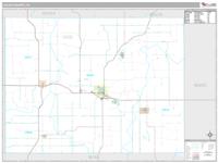 Lucas County, IA Wall Map Zip Code