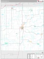 Madison County, IA Wall Map Zip Code