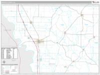 Monona County, IA Wall Map Zip Code