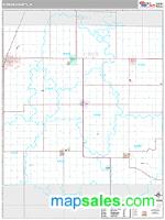 O'Brien County, IA Wall Map Zip Code
