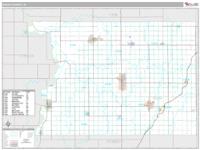 Sioux County, IA Wall Map Zip Code