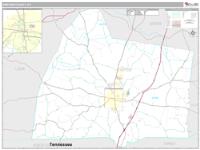Simpson County, KY Wall Map Zip Code