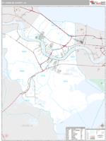 St. Charles County, LA Wall Map Zip Code
