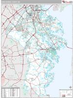 Anne Arundel County, MD Wall Map Zip Code