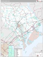 Harford County, MD Wall Map Zip Code