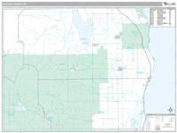 Alcona County, MI Wall Map Zip Code