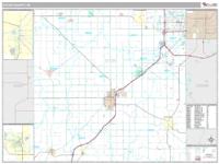 Eaton County, MI Wall Map Zip Code