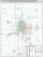 Genesee County, MI Wall Map Zip Code