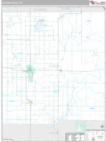 Gladwin County, MI Wall Map Zip Code