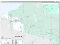 Gogebic County, MI Wall Map Zip Code