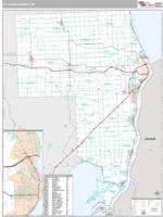 St. Clair County, MI Wall Map