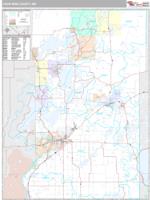 Crow Wing County, MN Wall Map Zip Code