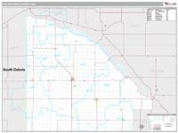 Lac qui Parle County, MN Wall Map Zip Code