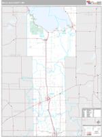 Mille Lacs County, MN Wall Map