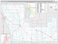 Polk County, MN Wall Map Zip Code