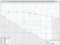 Renville County, MN Wall Map Zip Code
