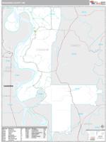 Issaquena County, MS Wall Map Zip Code