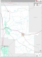 Montgomery County, MS Wall Map Zip Code