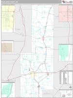 Sunflower County, MS Wall Map Zip Code