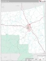 Wayne County, MS Wall Map Zip Code