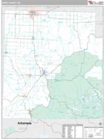 Barry County, MO Wall Map Zip Code