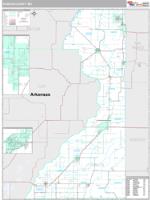 Dunklin County, MO Wall Map Zip Code