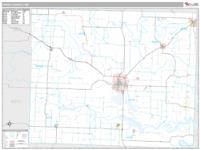 Henry County, MO Wall Map Zip Code